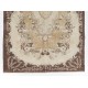 Garden Design Eastern Rug. Made of Natural Beige, Brown and Sand color Wool