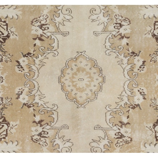Garden Design Eastern Rug. Made of Natural Beige, Brown and Sand color Wool Garden Design Eastern Rug. Made of Natural Beige, Brown and Sand color Wool