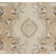 Garden Design Eastern Rug. Made of Natural Beige, Brown and Sand color Wool