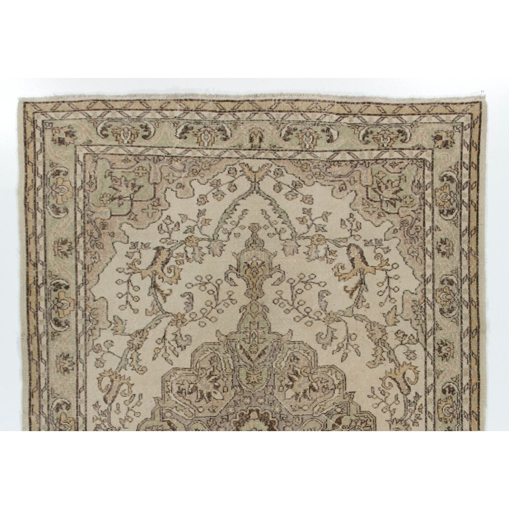 Vintage Handmade Turkish Area Rug