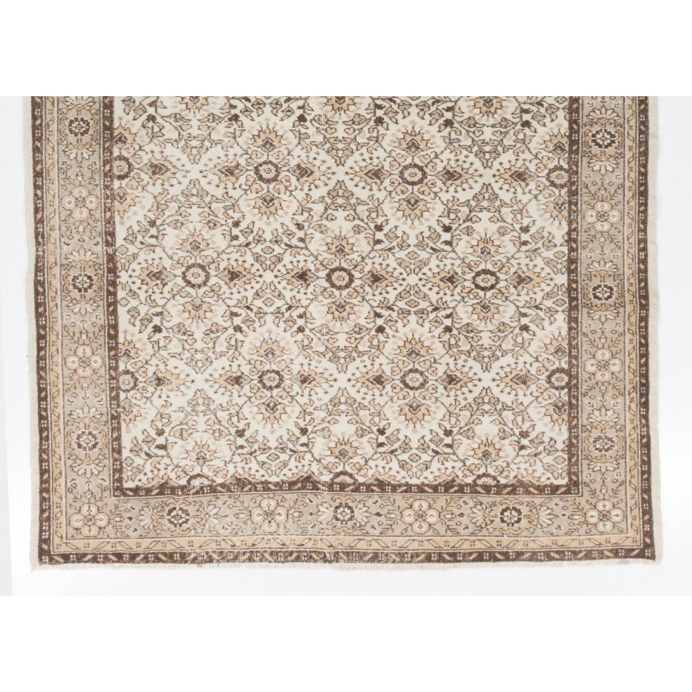 One of a Kind Floral Design Handmade Anatolian Rug