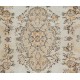 Vintage Hand-knotted Central Anatolian Area Rug with Medallion Design. Woolen Floor Covering