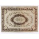 Hand-Knotted Vintage Oushak Area Rug. Medallion Design Wool Carpet