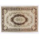 Hand-Knotted Vintage Oushak Area Rug. Medallion Design Wool Carpet