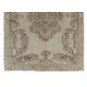 1950s Hand-Knotted Turkish Oushak Area Rug 1950s Hand-Knotted Turkish Oushak Area Rug