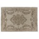 1950s Hand-Knotted Turkish Oushak Area Rug 1950s Hand-Knotted Turkish Oushak Area Rug