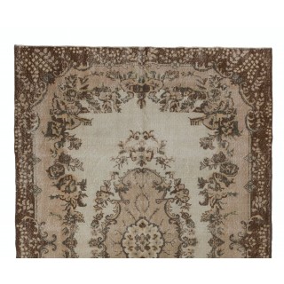 Handmade Vintage Area Rug Made in Turkey, Ca 1960, Authentic Floor Covering Handmade Vintage Area Rug Made in Turkey, Ca 1960, Authentic Floor Covering