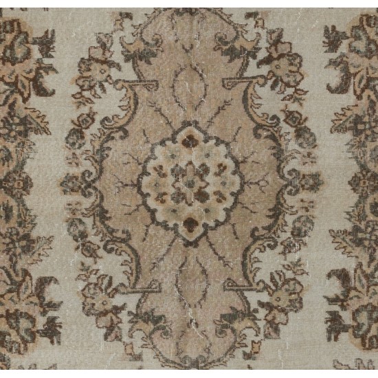 Handmade Vintage Area Rug Made in Turkey, Ca 1960, Authentic Floor Covering Handmade Vintage Area Rug Made in Turkey, Ca 1960, Authentic Floor Covering