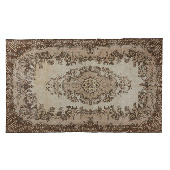 Handmade Vintage Area Rug Made in Turkey, Ca 1960, Authentic Floor Covering Handmade Vintage Area Rug Made in Turkey, Ca 1960, Authentic Floor Covering