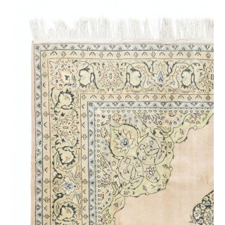 Vintage Hand-knotted Turkish Ladik Rug,Soft Wool Pile, Great Condition