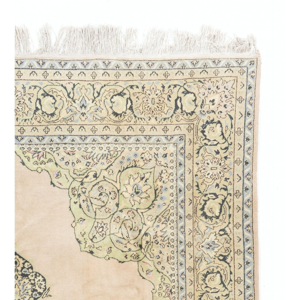 Vintage Hand-knotted Turkish Ladik Rug,Soft Wool Pile, Great Condition