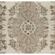 Vintage Garden Design Traditional Handmade Wool Rug from Turkey