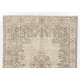 Hand-Knotted Vintage Oushak Area Rug. Ideal for Office & Home decor