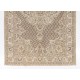 Vintage Handmade Turkish Oushak Area Rug