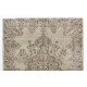 Vintage Handmade Anatolian Oushak Rug