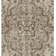 Vintage Handmade Anatolian Oushak Rug