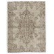 Vintage Handmade Anatolian Oushak Rug