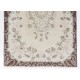 Vintage Handmade Garden Design Anatolian Rug