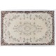 Vintage Handmade Garden Design Anatolian Rug