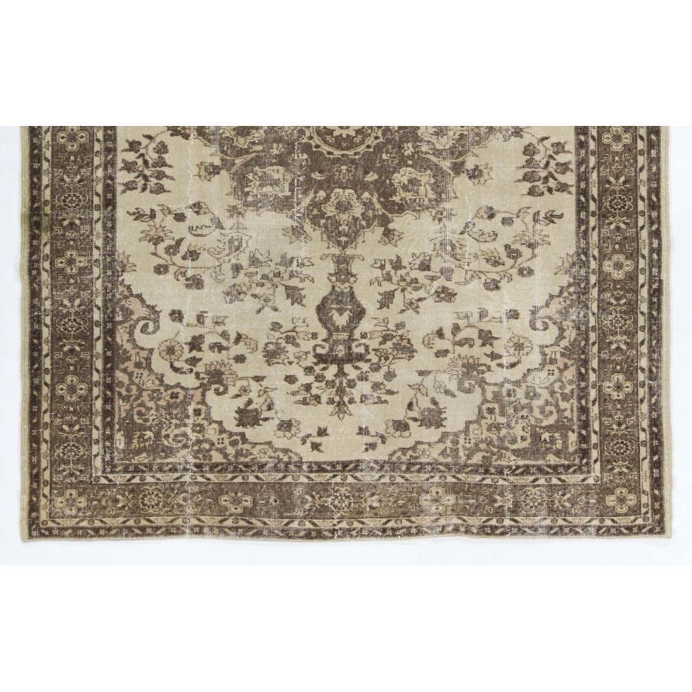 Vintage Handmade Turkish Oushak Rug. Great for Office & Home