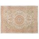 One-of-a-Kind Fine Vintage Handmade Ladik Wool Rug in Soft Colors