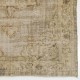 Vintage Hand-Knotted Turkish Oushak Rug in Sand and Taupe for Rustic, Country & Farmhouse Decor Vintage Hand-Knotted Turkish Oushak Rug in Sand and Taupe for Rustic, Country & Farmhouse Decor