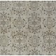 Vintage Handmade Turkish Oushak Rug, Floral Patterned Carpet