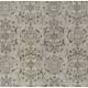 Floral Patterned Vintage Turkish Oushak Rug