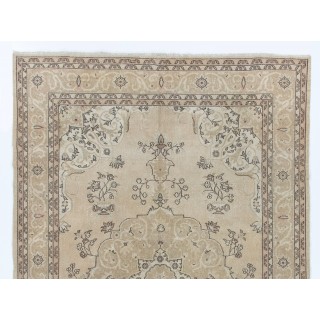 Fine Vintage Anatolian Rug in Neutral Colors, Beige Handmade Carpet for Rustic, Country & Farmhouse Decor Fine Vintage Anatolian Rug in Neutral Colors, Beige Handmade Carpet for Rustic, Country & Farmhouse Decor