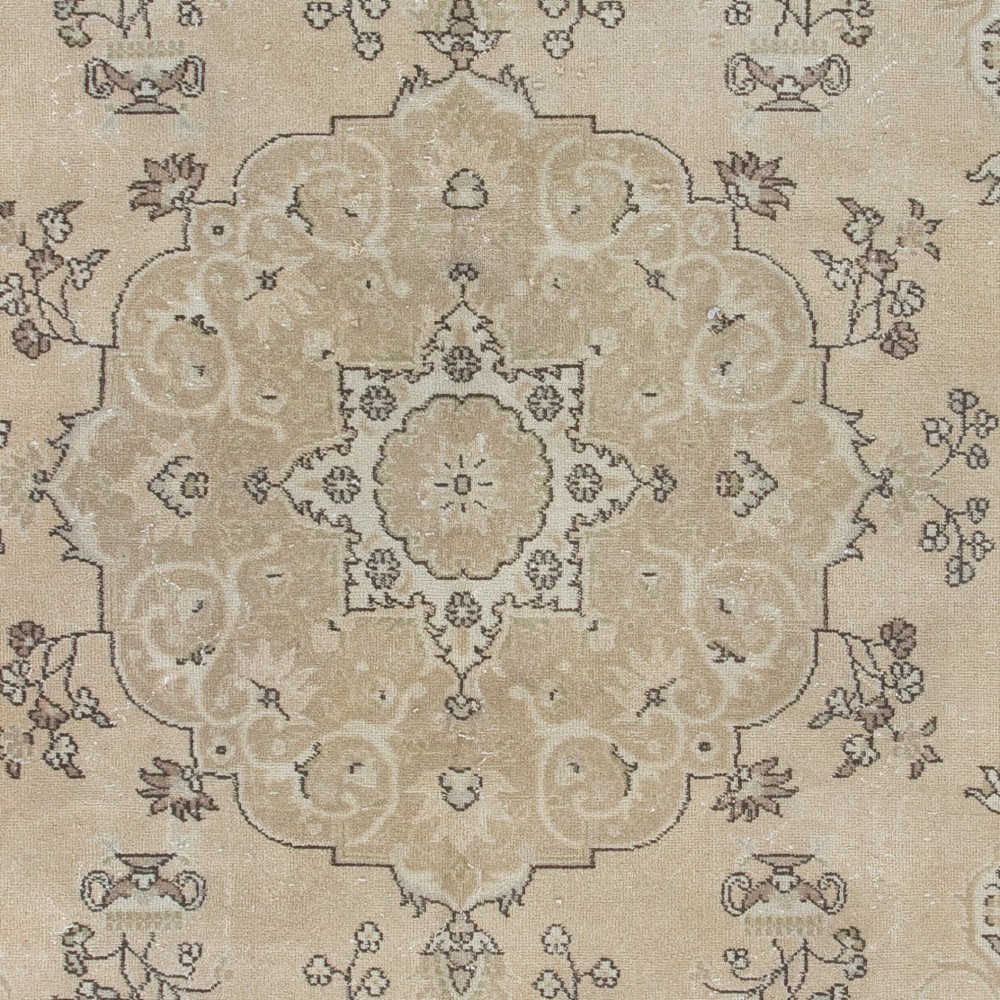 Fine Vintage Anatolian Rug in Neutral Colors, Beige Handmade Carpet for Rustic, Country & Farmhouse Decor Fine Vintage Anatolian Rug in Neutral Colors, Beige Handmade Carpet for Rustic, Country & Farmhouse Decor