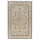 Fine Vintage Anatolian Rug in Neutral Colors, Beige Handmade Carpet