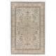 Fine Vintage Anatolian Rug in Neutral Colors, Beige Handmade Carpet