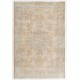 Hand Knotted Vintage Medallion Design Anatolian Rug in Neutral Colors