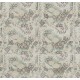 Vintage Floral Patterned Turkish Handmade Rug in Soft Colors