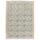 Vintage Floral Patterned Turkish Handmade Rug in Soft Colors