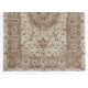 Unique Shabby Chic Vintage Handmade Turkish Rug