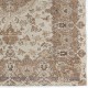 Vintage Turkish Handknotted Wool Rug. Shabby Chic Carpet for Cozy Farmhouse Interiors