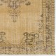Vintage Handknotted Neutral Color Turkish Wool Area Rug with Medallion Design Vintage Handknotted Neutral Color Turkish Wool Area Rug with Medallion Design
