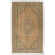 Vintage Handmade Turkish Oushak Rug, One of a kind Large Carpet