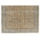 Large Hand-Knotted Vintage Anatolian Wool Area Rug with Floral Design Large Hand-Knotted Vintage Anatolian Wool Area Rug with Floral Design