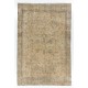 Vintage Handmade Turkish Oushak Rug. Floor Covering
