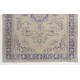 Vintage Hand-knotted Turkish Oushak Rug in Soft Colors