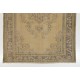 Mid-Century Hand-Knotted Turkish Area Rug. Vintage Oushak Carpet in Soft Colors. Very Good Condition Mid-Century Hand-Knotted Turkish Area Rug. Vintage Oushak Carpet in Soft Colors. Very Good Condition