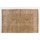 Exquisite Vintage Floral Design Anatolian Rug in Soft Colors