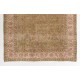Exquisite Vintage Floral Design Anatolian Rug in Soft Colors Exquisite Vintage Floral Design Anatolian Rug in Soft Colors