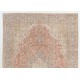 Fine Mid-Century One-of-a-Kind Anatolian Wool Area Rug in Muted Colors