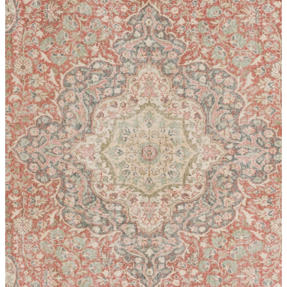 Fine Unique Handmade Anatolian Wool Area Rug in Muted Colors
