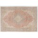 Fine Mid-Century One-of-a-Kind Anatolian Wool Area Rug in Muted Colors