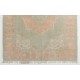 Vintage Handmade Oushak Rug, 100% Wool, Natural Dyes