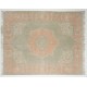 Vintage Handmade Oushak Rug, 100% Wool, Natural Dyes